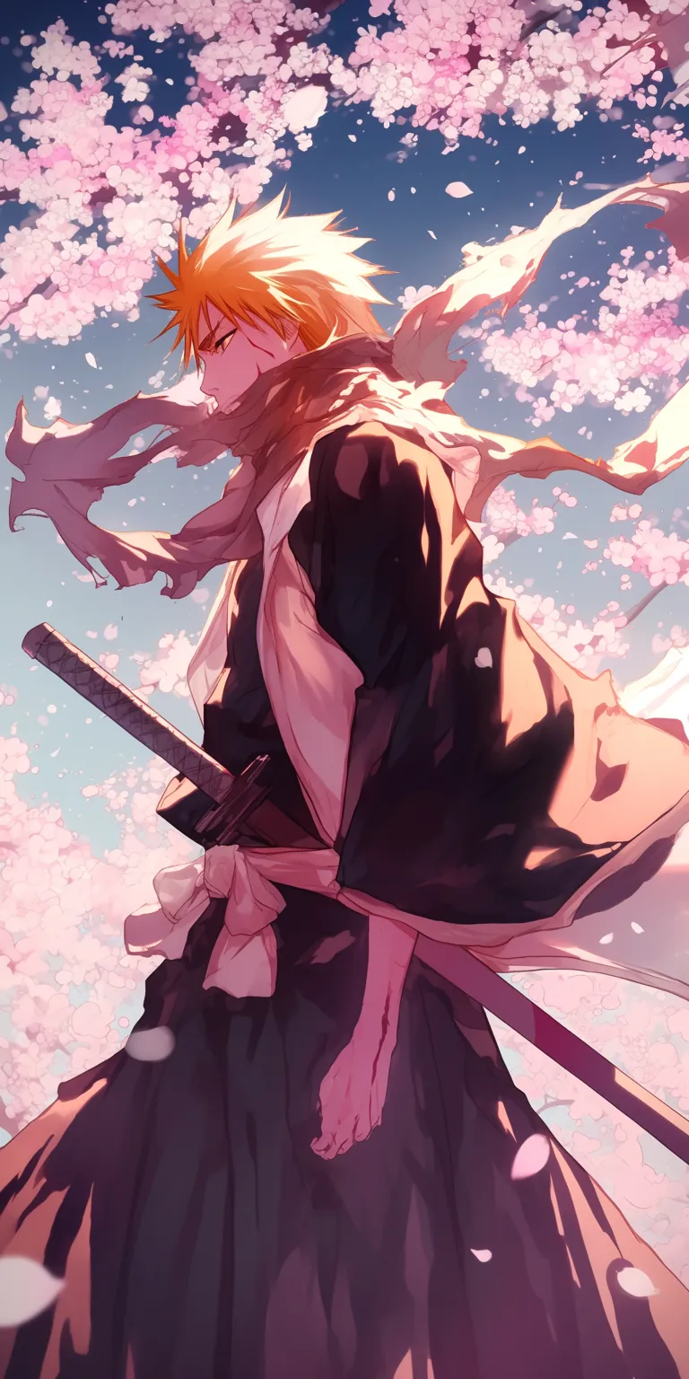 bleach thousand year blood war wallpaper sakura, noragami, kenshin, kurosaki, ichigo