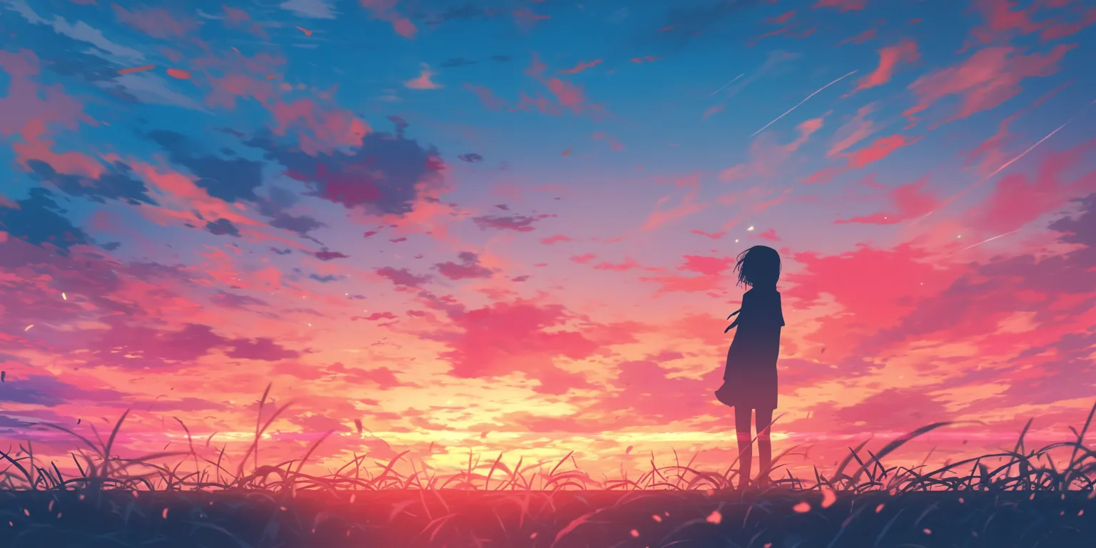 anime aesthetic wallpaper ghibli, 1920x1080, 2560x1440, 3440x1440, sunset