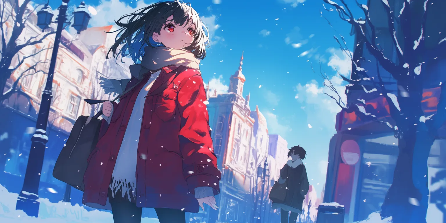 winter anime wallpaper noragami, erased, winter, hyouka, 3440x1440