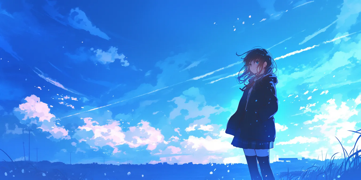 high resolution anime wallpaper sky, ciel, 3440x1440, 1920x1080, 2560x1440