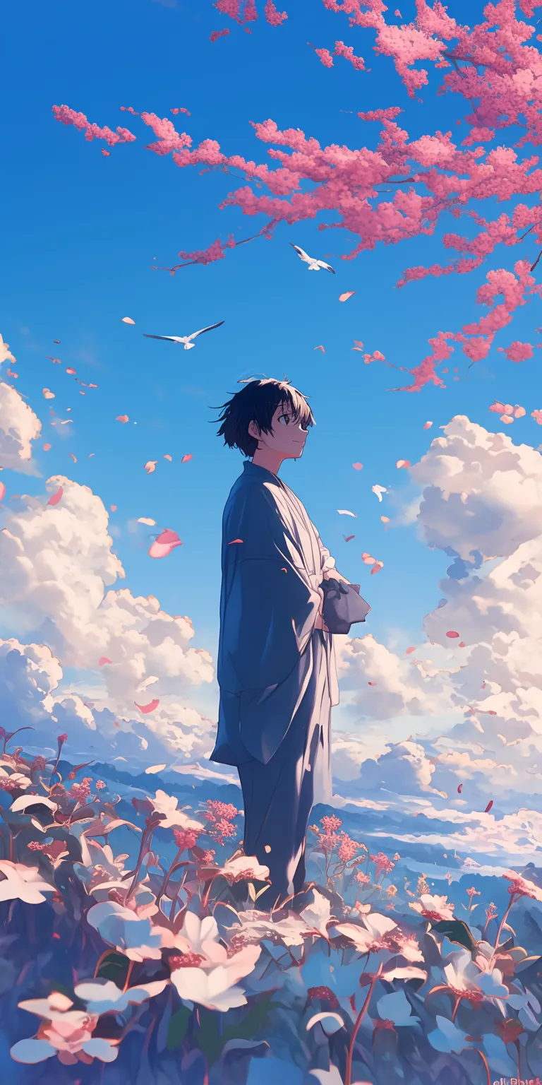 anime background 4k dazai, sky, ciel, mushishi, champloo
