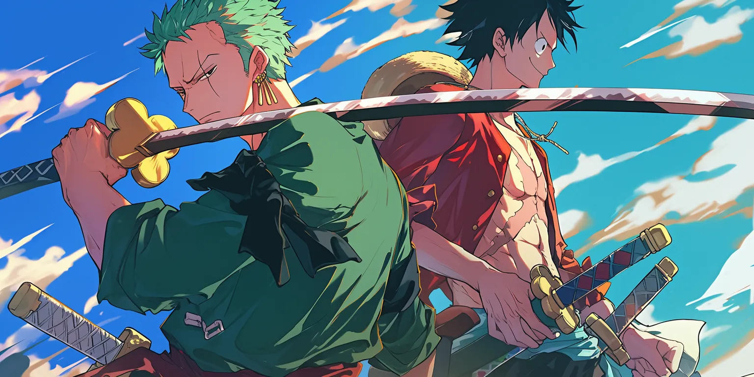 zoro and luffy wallpaper zoro, gintama, bnha, wano, champloo