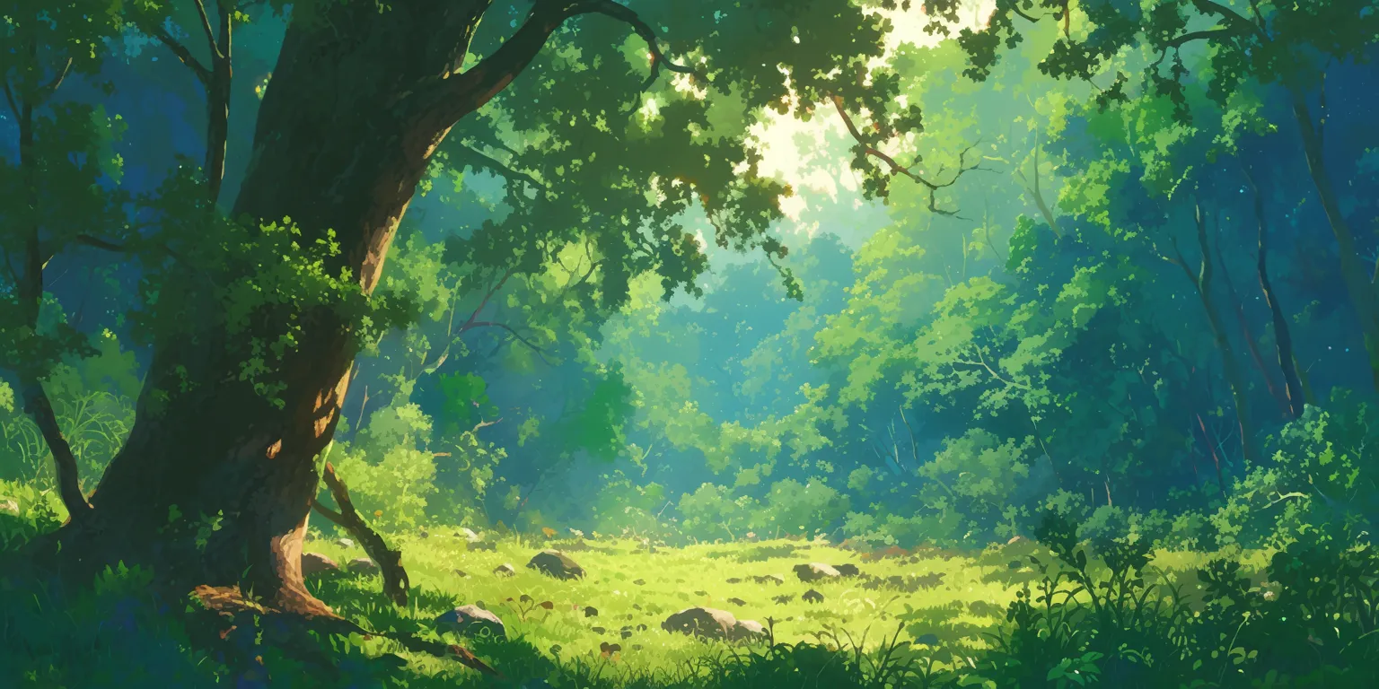 anime forest background mushishi, forest, yuujinchou, evergarden, mononoke