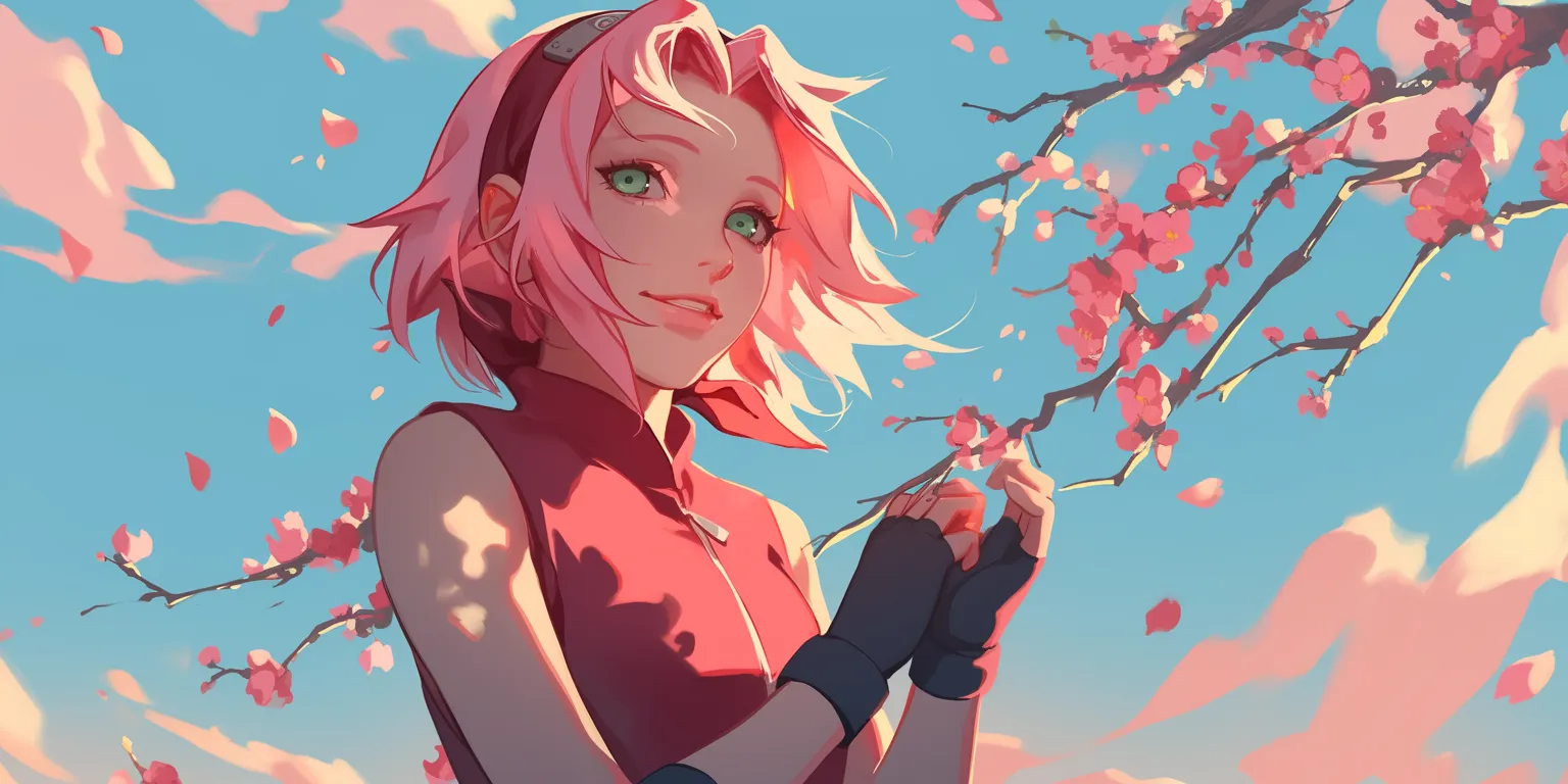 sakura anime naruto sakura, blossom, denji, flcl, konoha