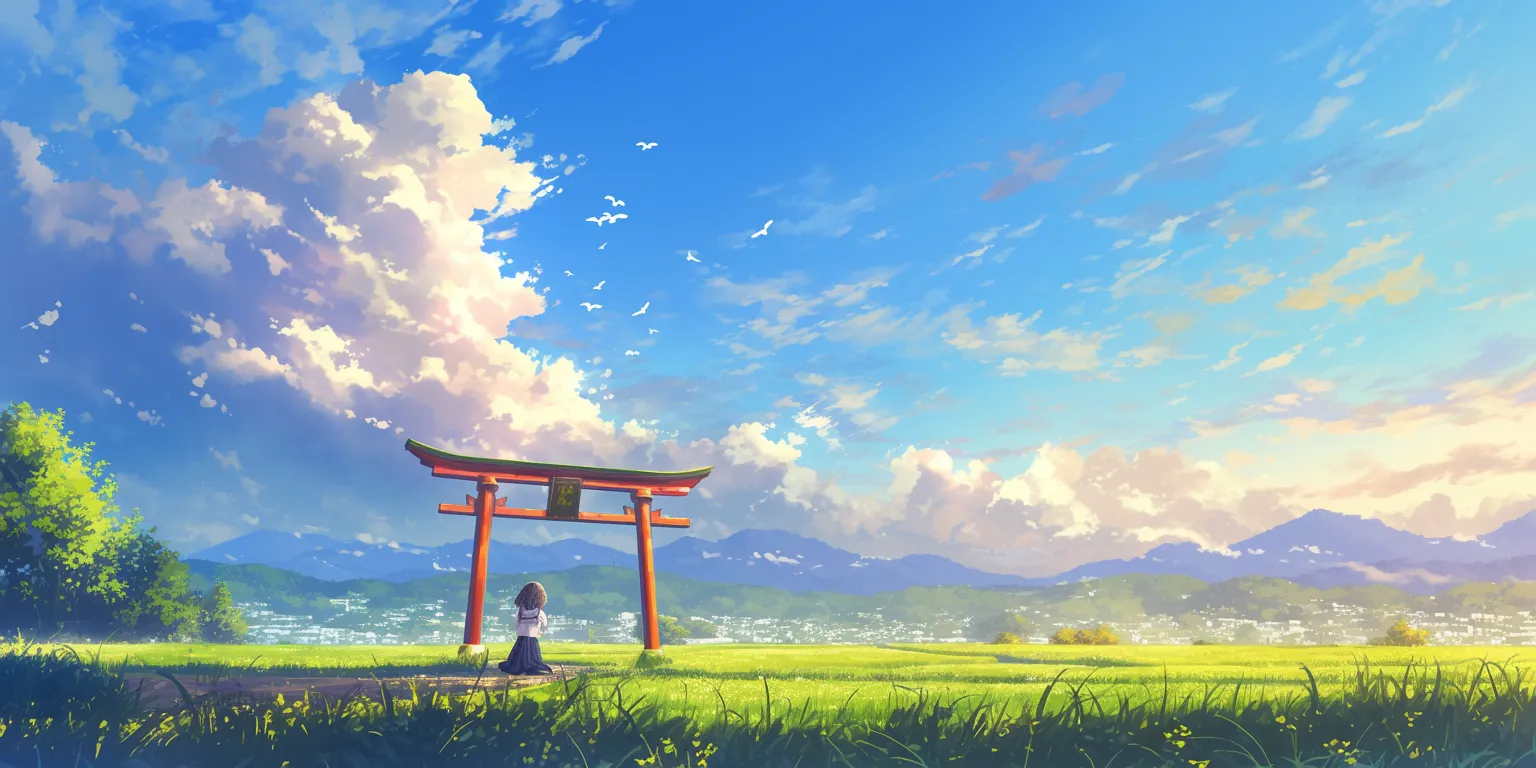 anime scenery background ghibli, scenery, peaceful, backgrounds, 2560x1440
