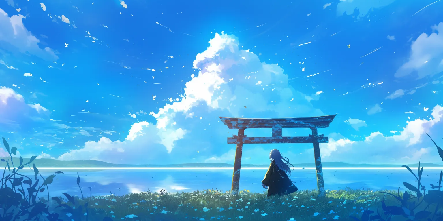 moving anime wallpaper evergarden, ocean, ghibli, 2560x1440, peaceful
