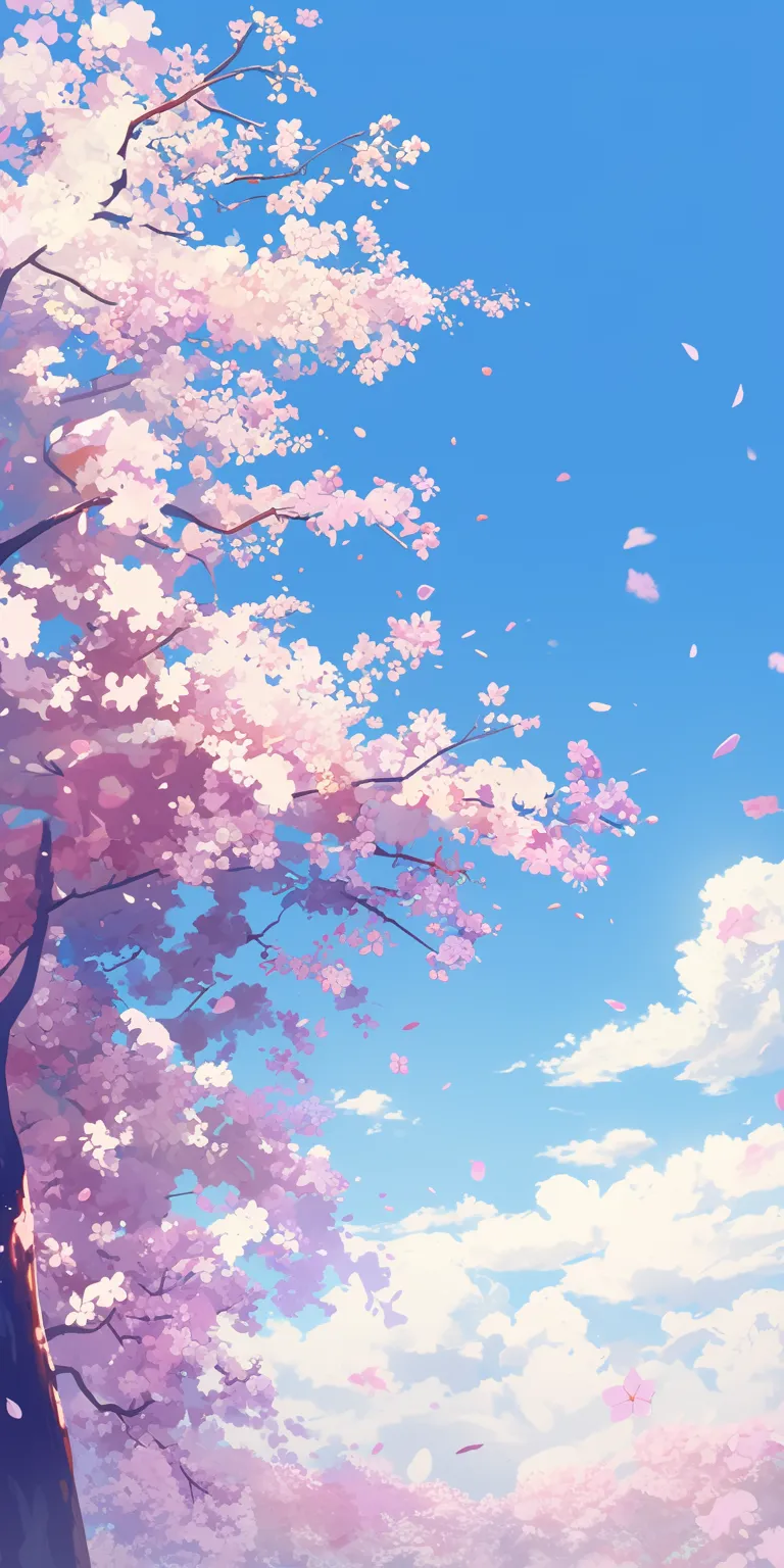 anime cherry blossom wallpaper sakura, blossom, 2560x1440, 1920x1080, 3440x1440