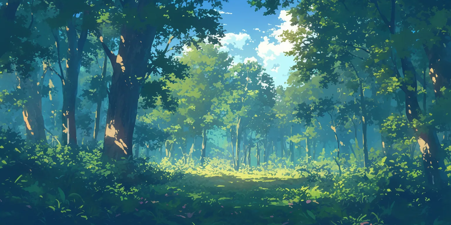 anime forest background forest, evergarden, ghibli, mononoke, mushishi