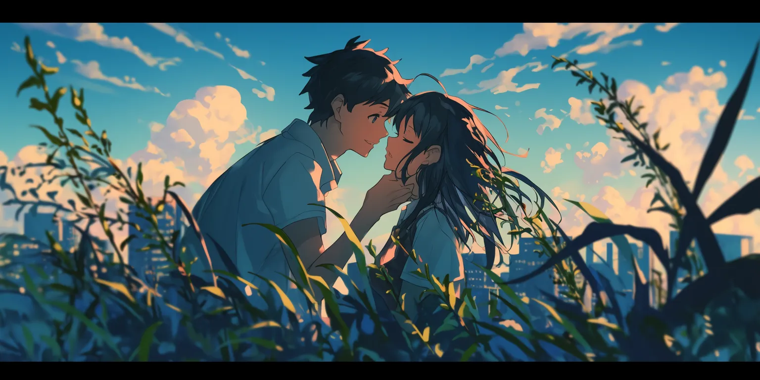 anime couple wallpaper hyouka, ghibli, flcl, noragami, kissing