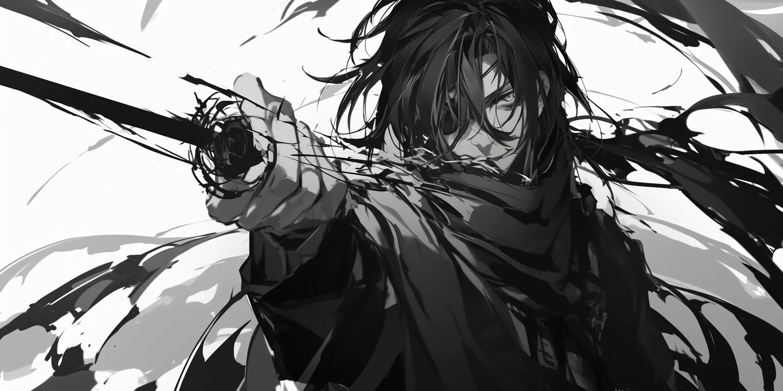 black and white anime wallpaper dazai, yato, alucard, hellsing, geass
