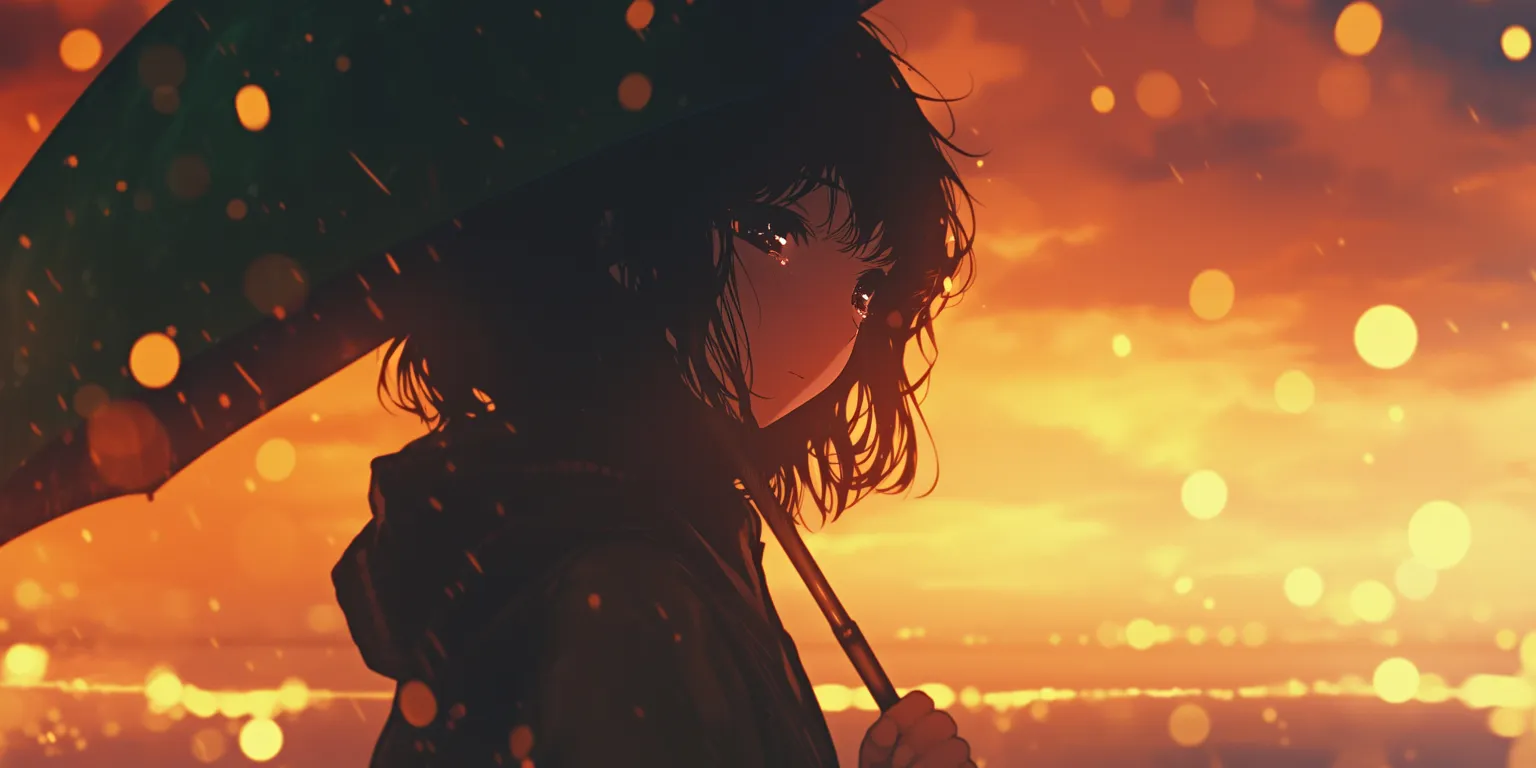 sad wallpaper anime hyouka, akira, sunset, dazai, haru