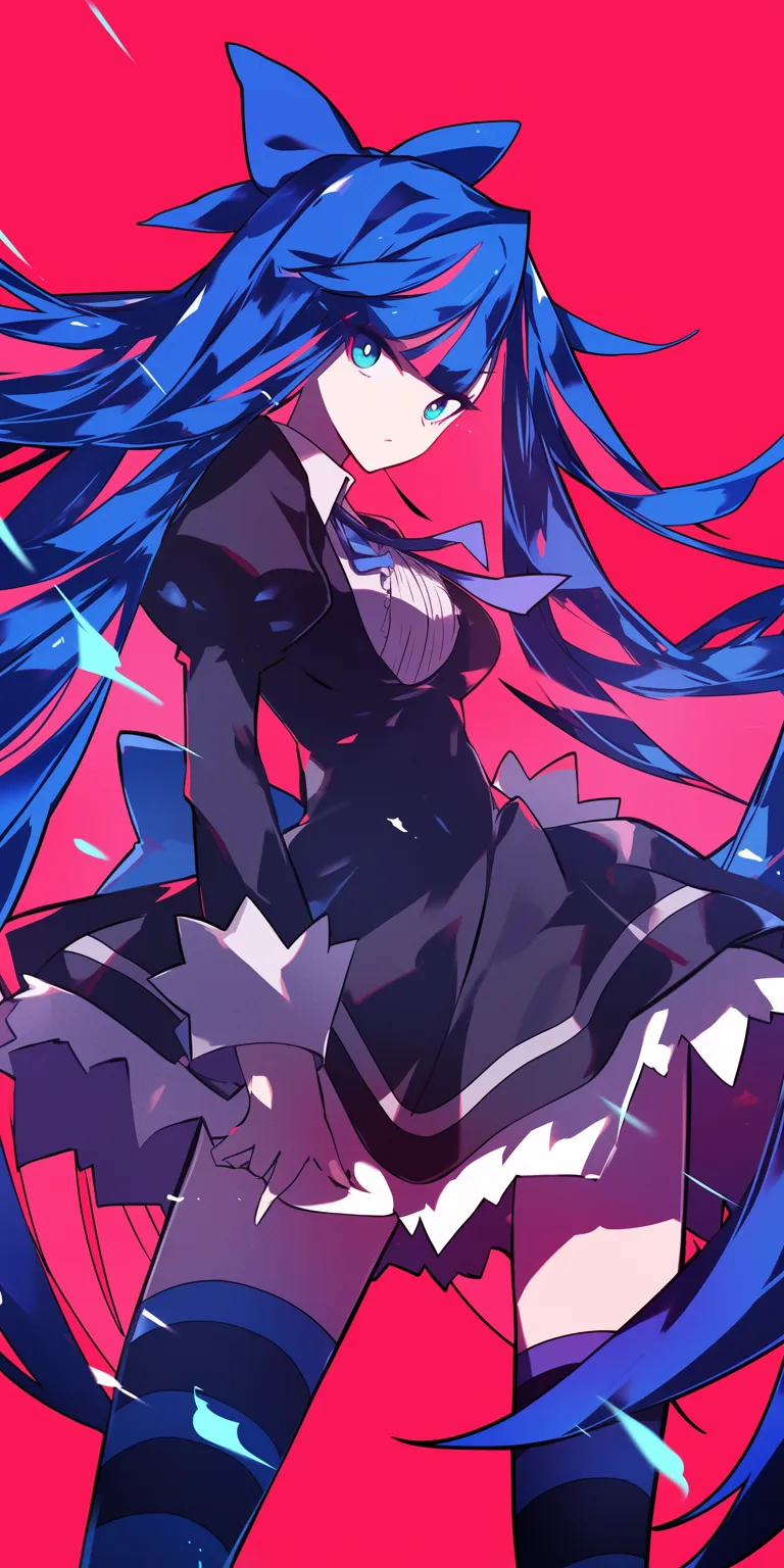 panty and stocking wallpaper stocking, ciel, akame, kaguya, yumeko