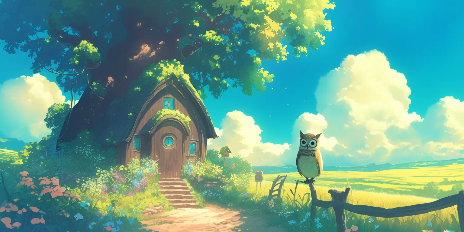owl house background ghibli, totoro, forest, nook, backgrounds