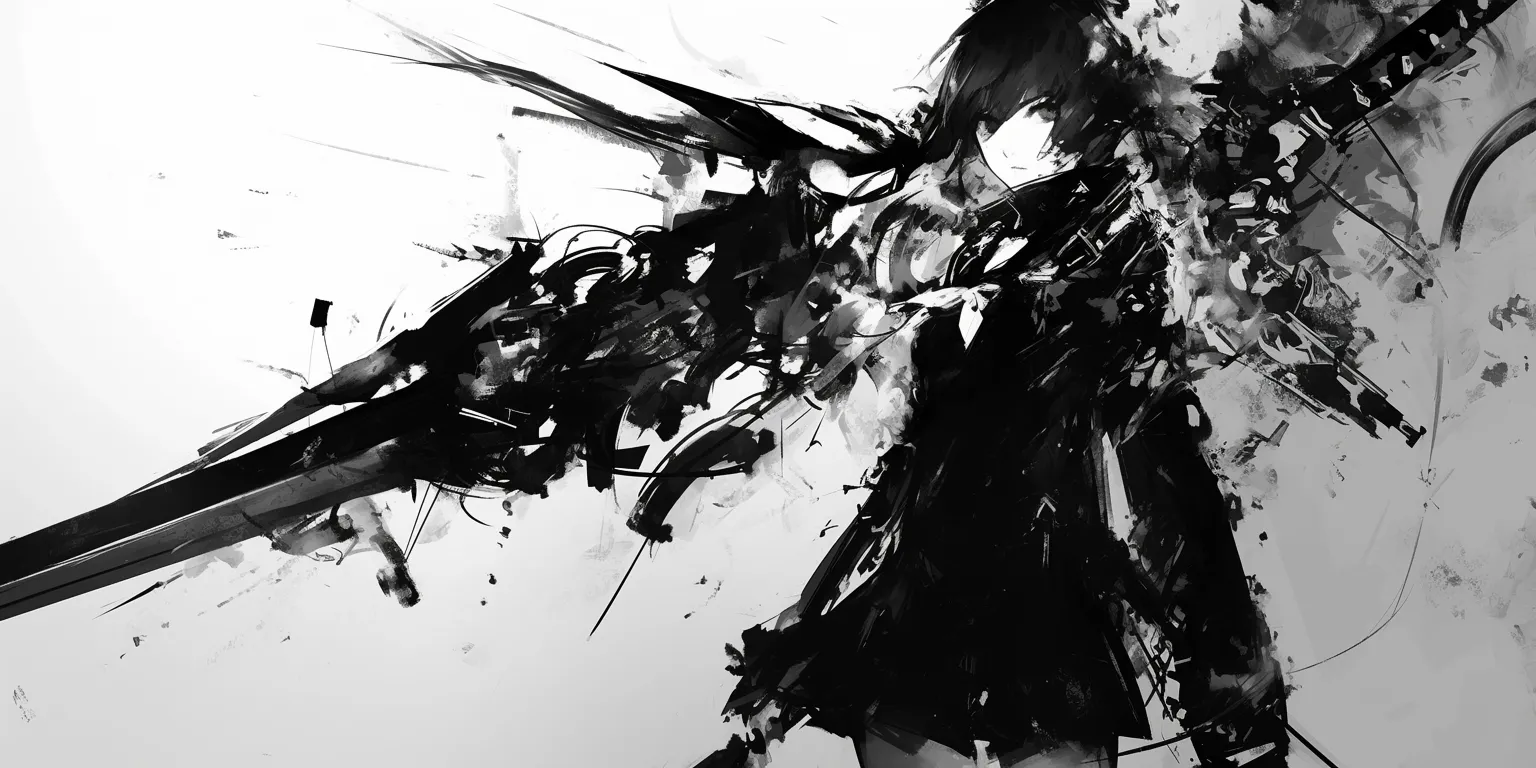 anime black and white wallpaper yagami, erased, kaneki, 1366x768, albedo