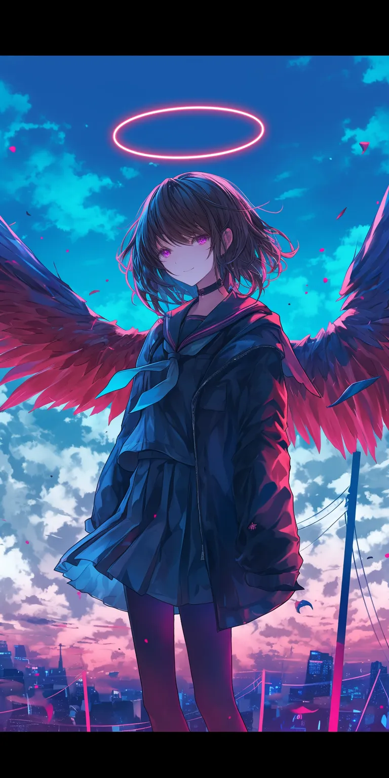 4k anime wallpaper pc touka, seraph, ciel, juuzou, yagami