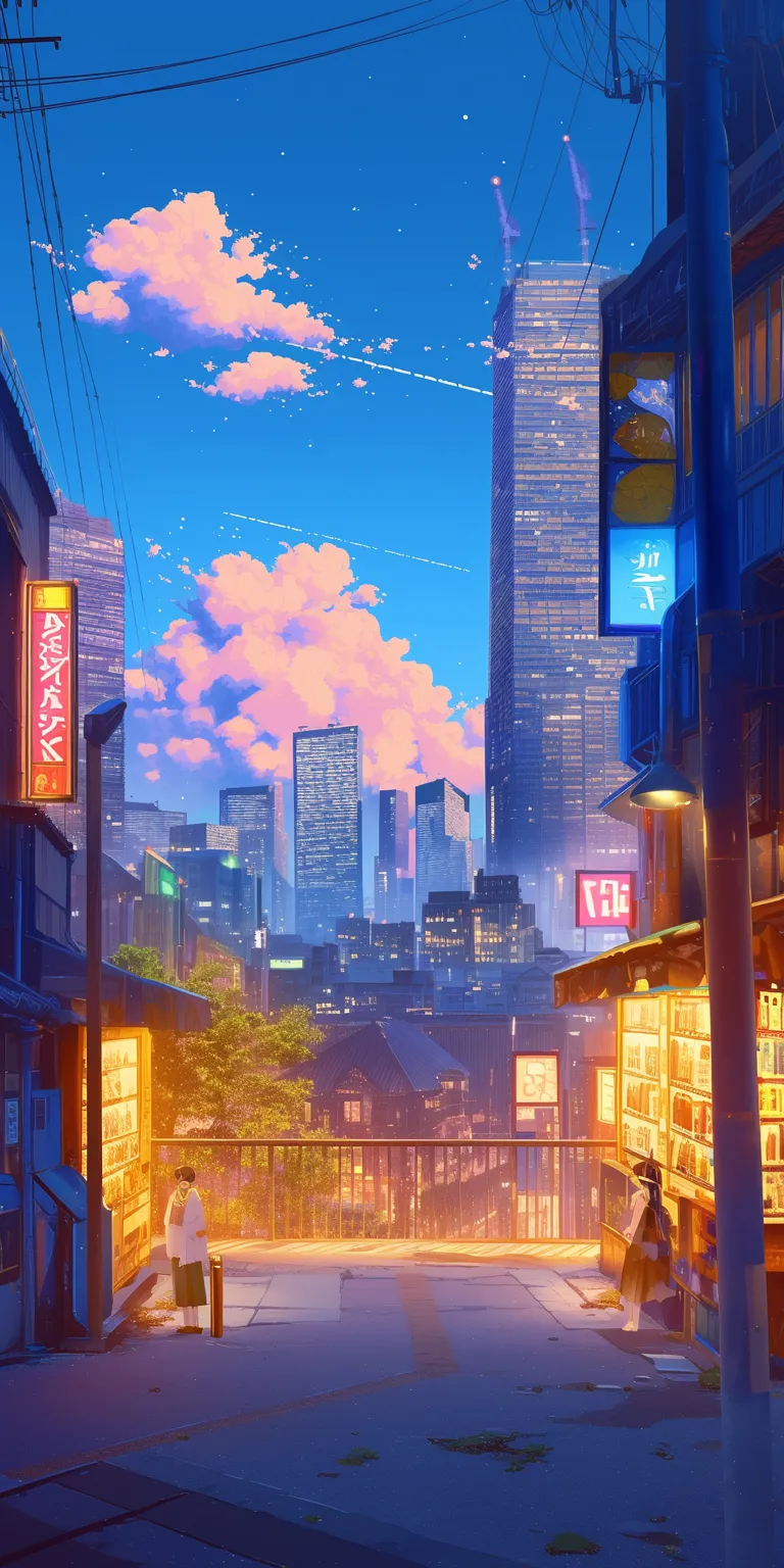 anime background night 3440x1440, tokyo, 2560x1440, aesthetic, 1920x1080