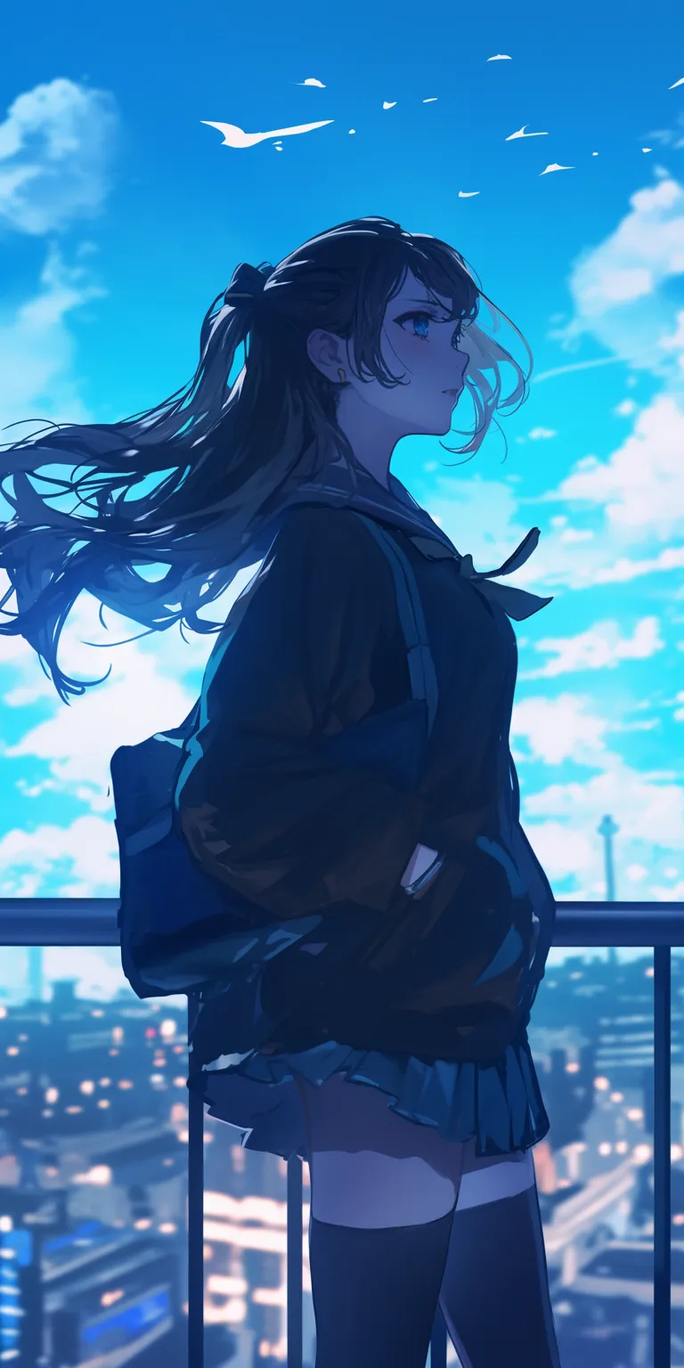 anime waifu wallpaper sky, ciel, yato, haru, noragami