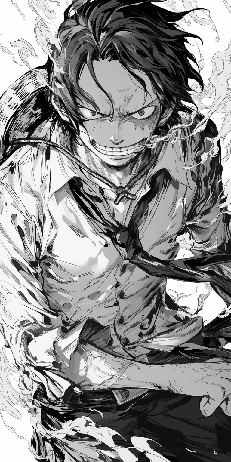 one piece black and white wallpaper whitebeard, shanks, kaneki, baki, brook