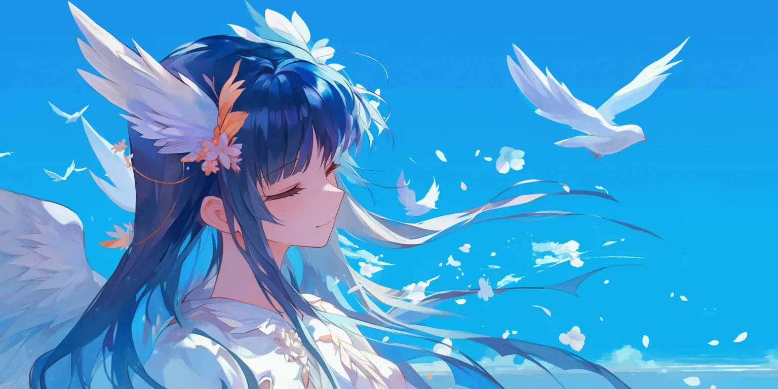 anime wallpaper  ciel, ocean, 1920x1080, 2560x1440, 3440x1440