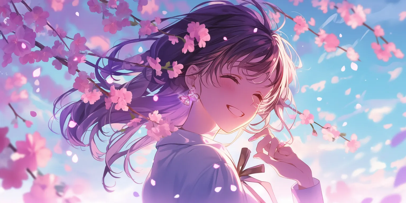 anime wallpaper for ipad sakura, blossom, noragami, tomori, hinata