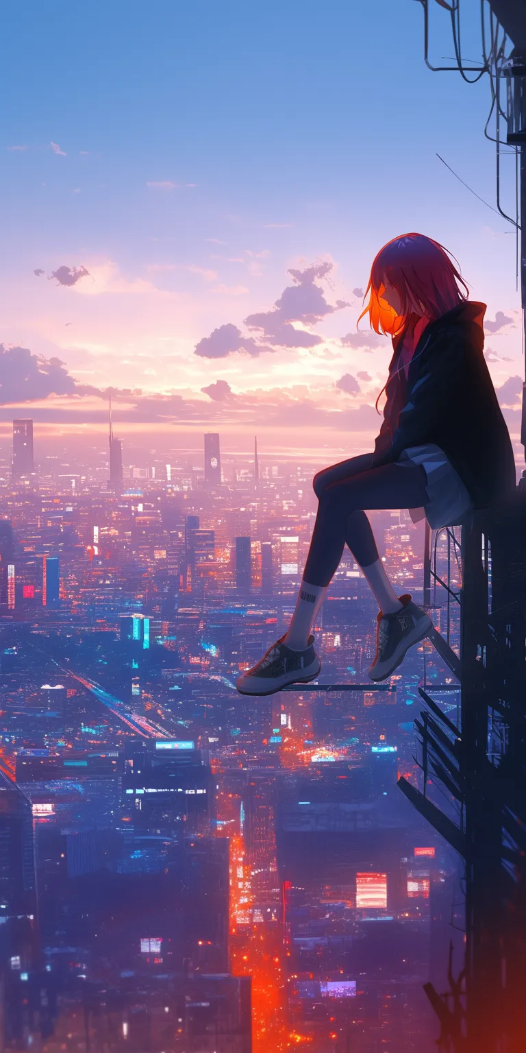 cyberpunk anime wallpaper flcl, mirai, hiro, akira, 3440x1440