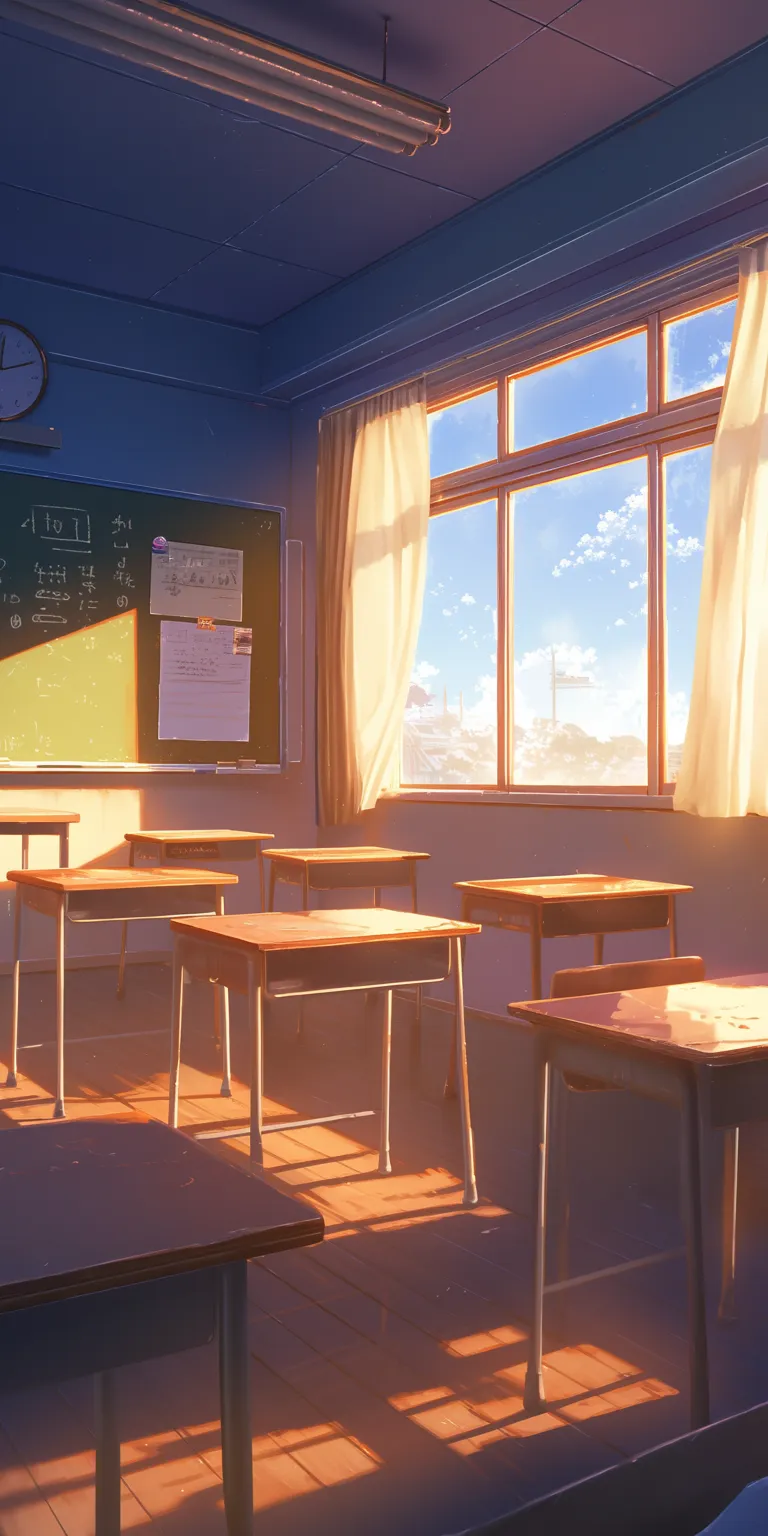 anime classroom background classroom, teacher, study, room, 3440x1440