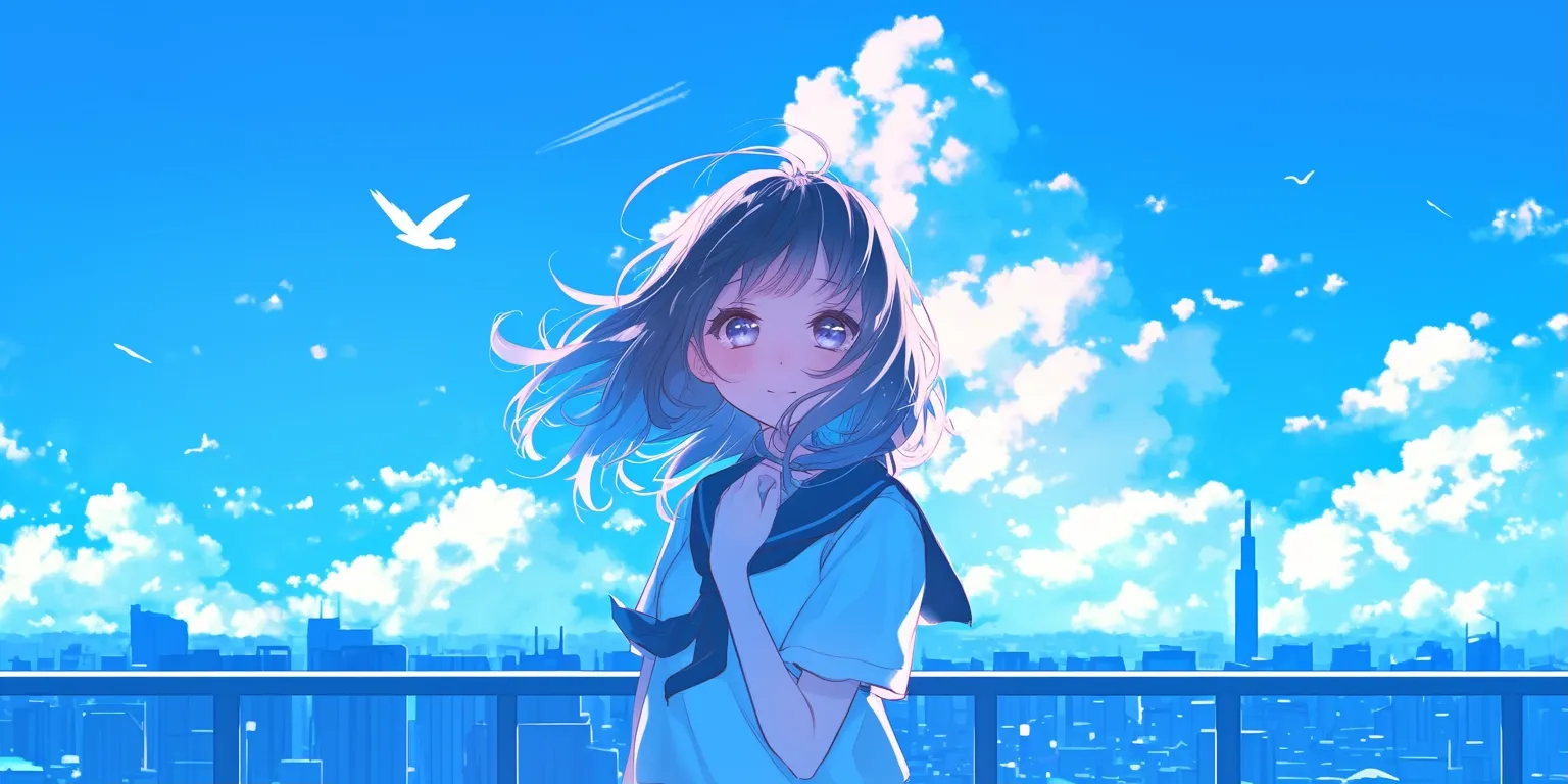 anime manga wallpaper sky, 1920x1080, flcl, 2560x1440, haru