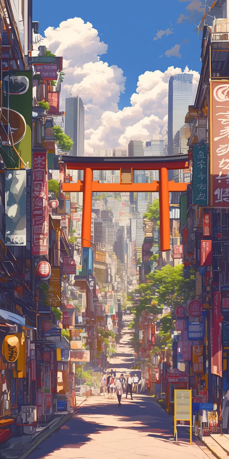 anime city background tokyo, japan, 3440x1440, nakano, akira
