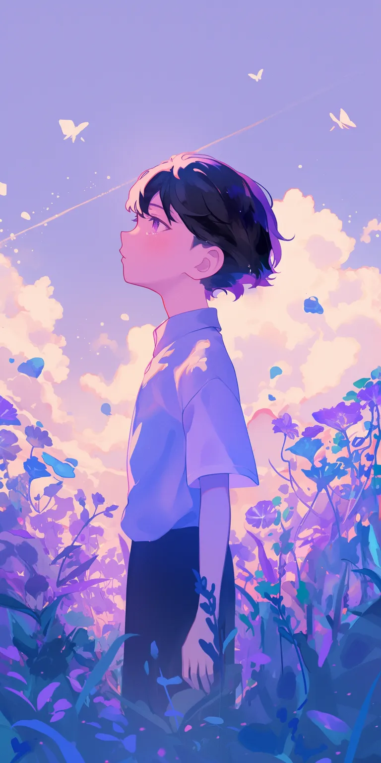 sad wallpaper anime sky, yato, blossom, haru, lofi