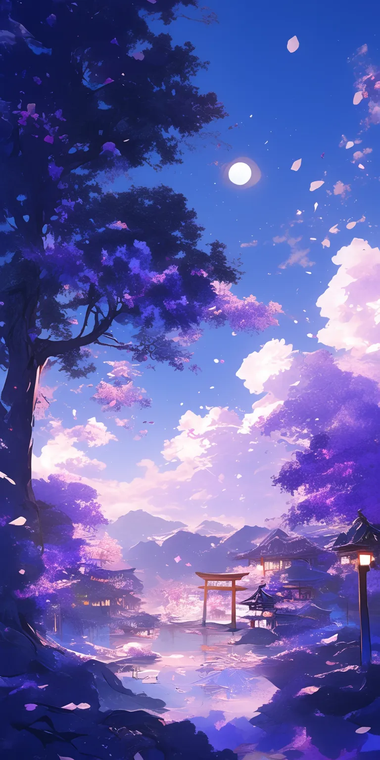 purple anime background evergarden, noragami, background, kamisama, scenery