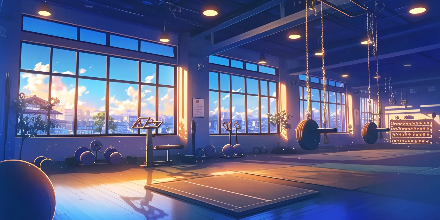 anime gym background classroom, backgrounds, lofi, noragami, 3440x1440