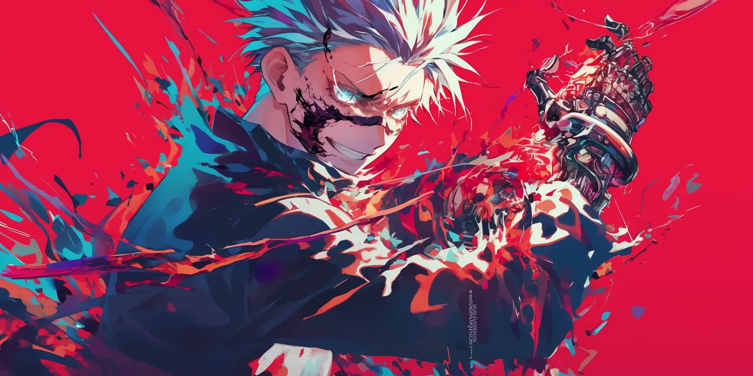 anime wallpaper gojo kaneki, todoroki, kakashi, gurren, 3440x1440