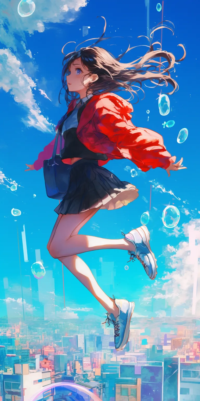 anime wallpaper 4k flcl, ponyo, akira, mirai, bubble