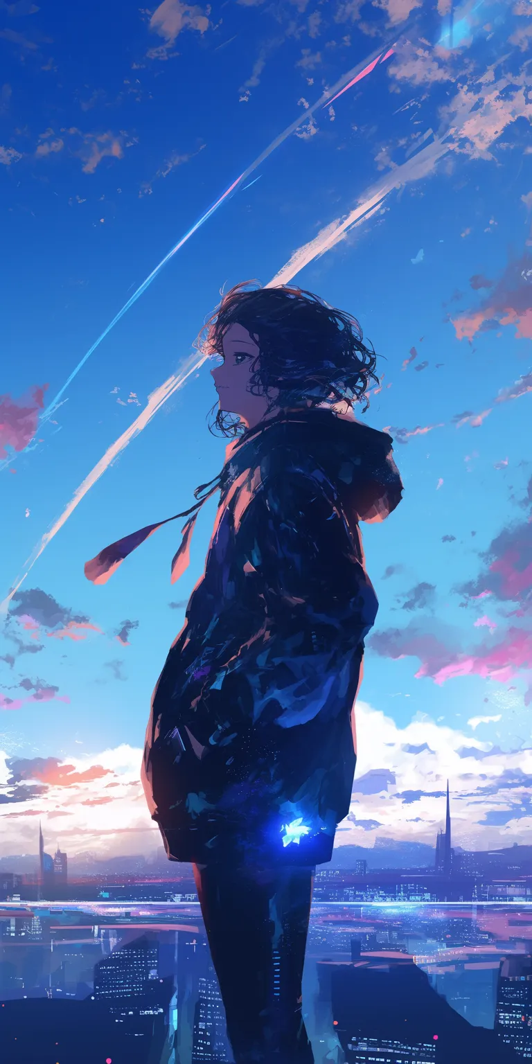 anime desktop wallpaper sky, flcl, kimetsu, champloo, haru