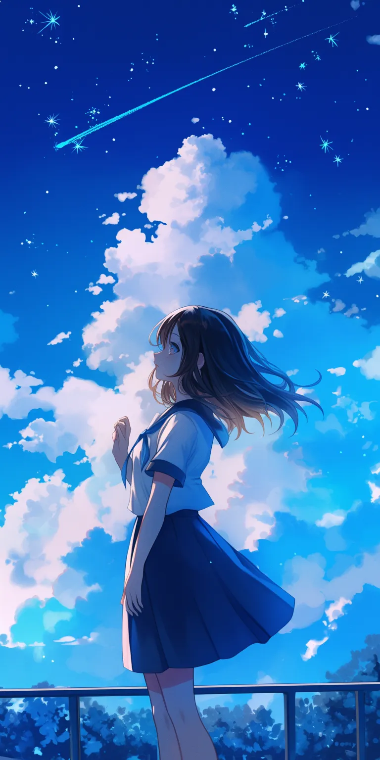 kawaii anime wallpaper sky, 1920x1080, ciel, 2560x1440, 3440x1440