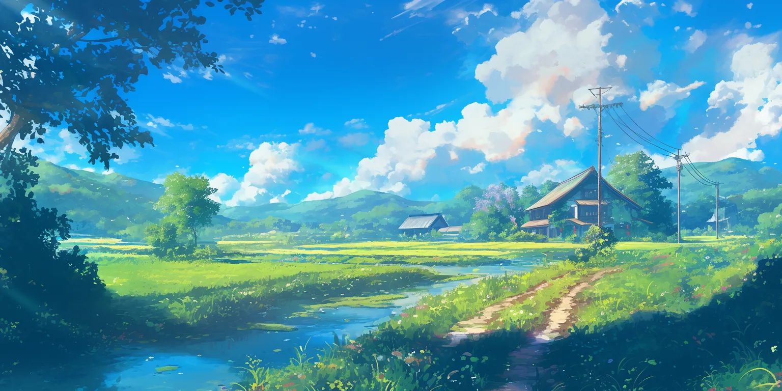 anime screensaver ghibli, evergarden, yuujinchou, scenery, mushishi