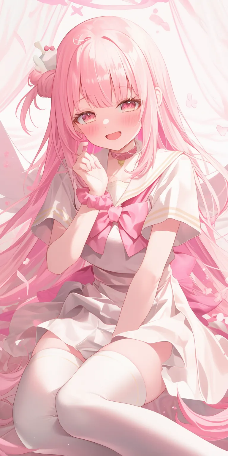 kawaii anime wallpaper madoka, kawaii, pink, sakura, vtuber