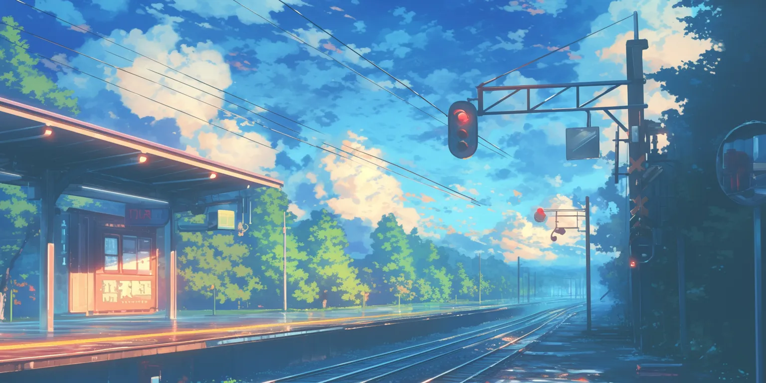 anime scenery wallpaper flcl, hyouka, scenery, ghibli, lofi