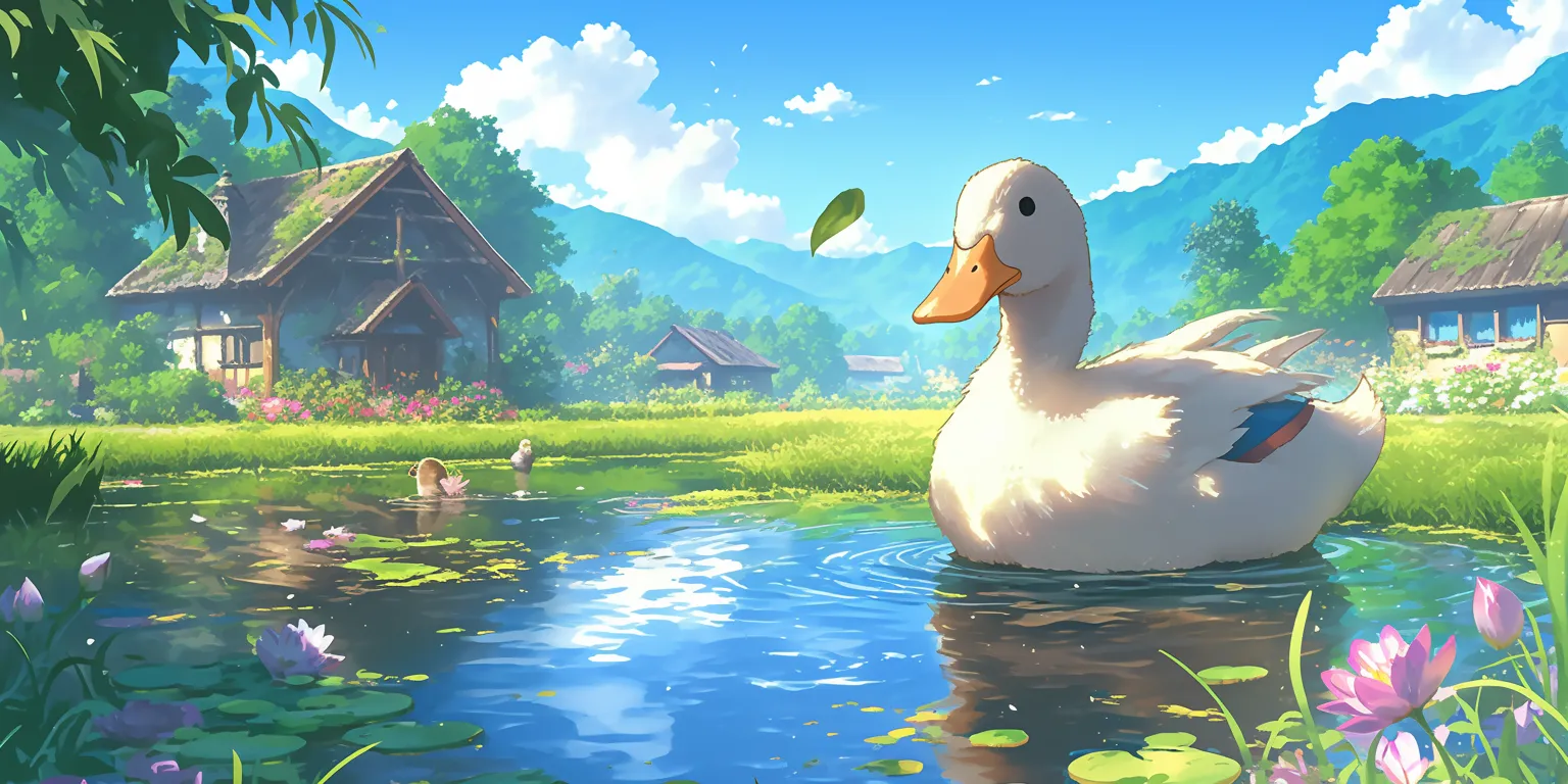 cute duck wallpaper duck, evergarden, ghibli, natsume, yuujinchou
