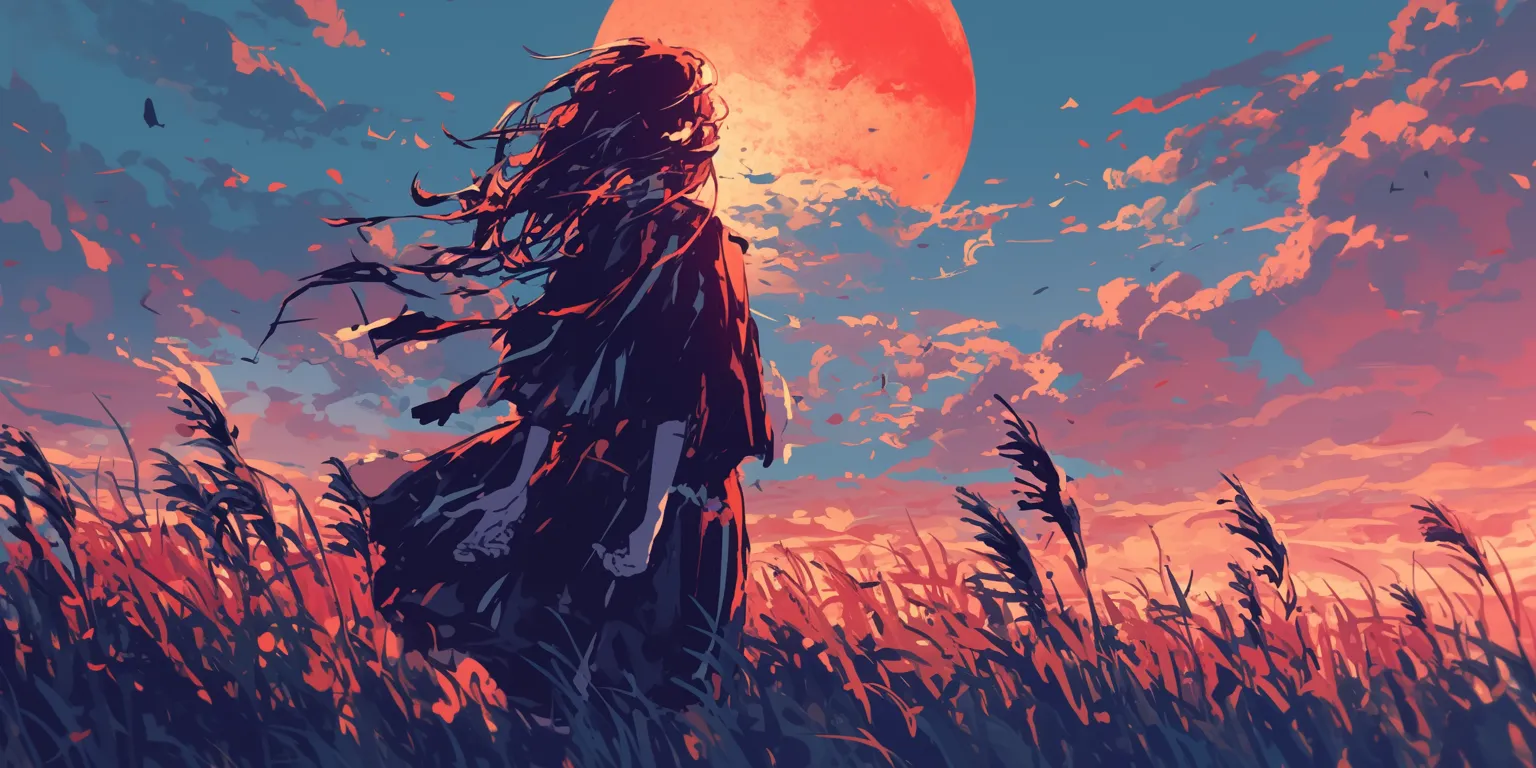 manga iphone wallpaper mononoke, 2560x1440, sunset, inuyasha, 1920x1080