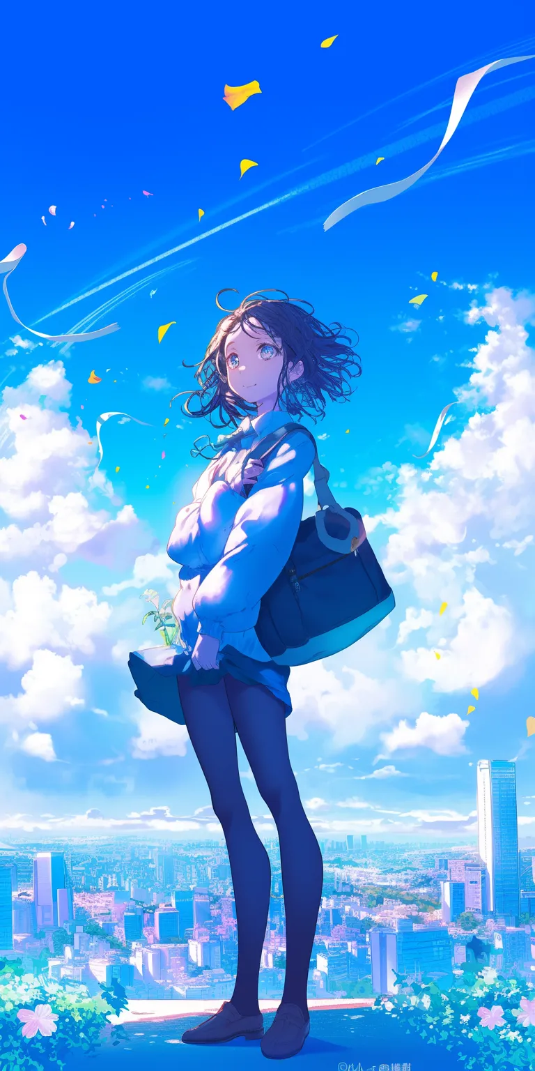 anime wallpaper in hd sky, flcl, hyouka, juuzou, haru