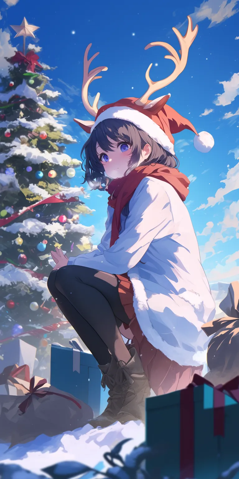 christmas anime wallpaper christmas, yato, haru, kuroko, xmas