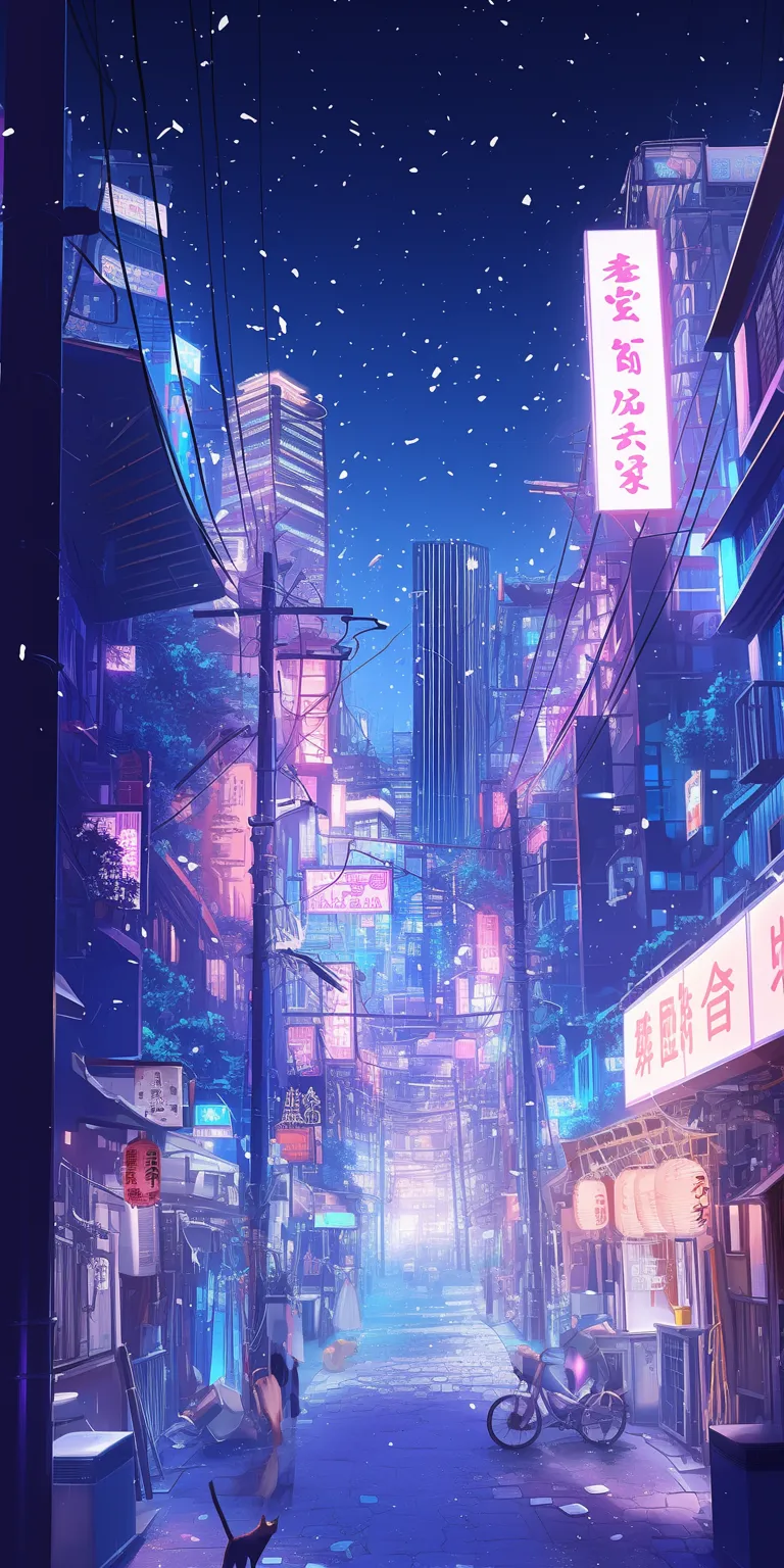 purple anime background 3440x1440, tokyo, 2560x1440, cyberpunk, nakano