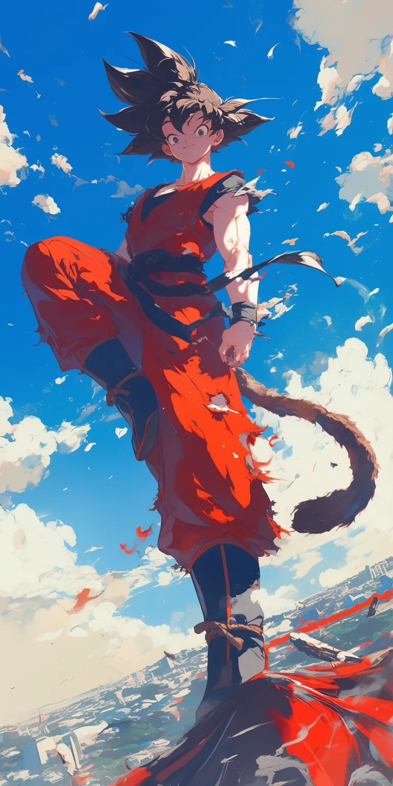 dragon ball wallpaper pc flcl, champloo, akira, kurama, sky