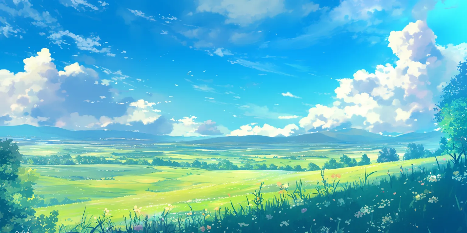 anime background wallpaper ghibli, scenery, evergarden, 2560x1440, yuujinchou