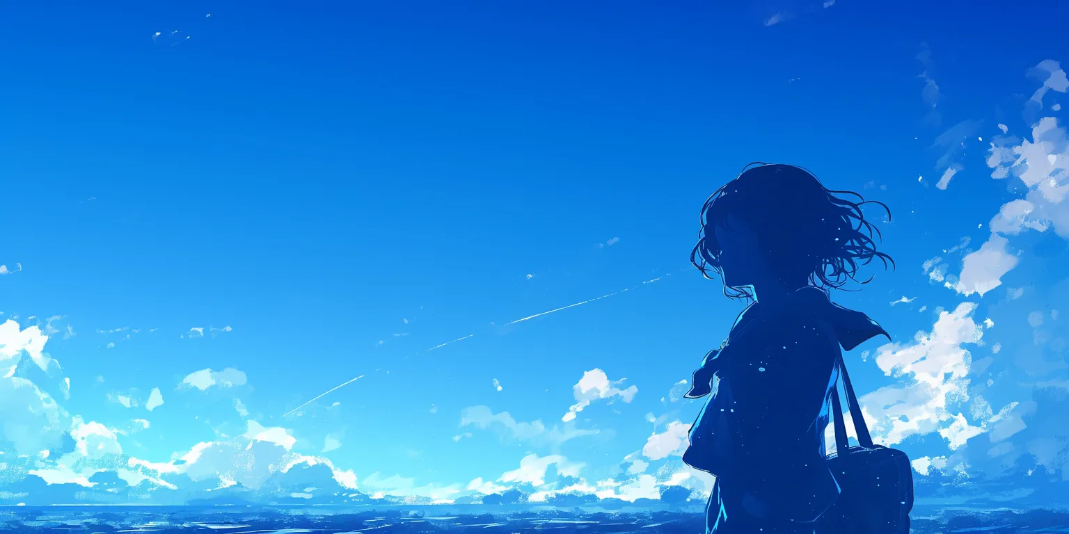 1080p anime wallpaper sky, ciel, 1920x1080, 2560x1440, 3440x1440