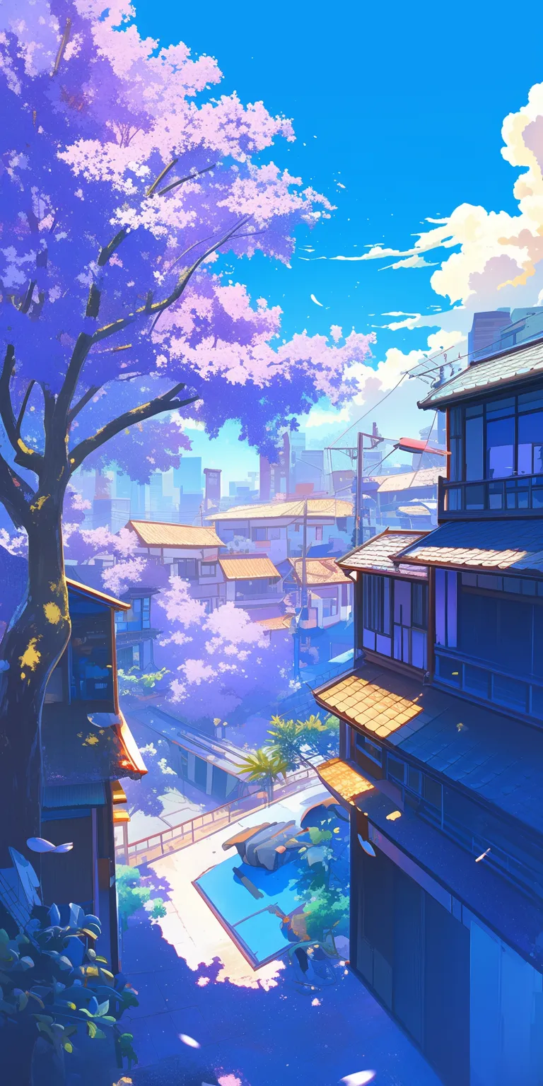 anime background 4k kamisama, sakura, 1920x1080, shokugeki, 3440x1440