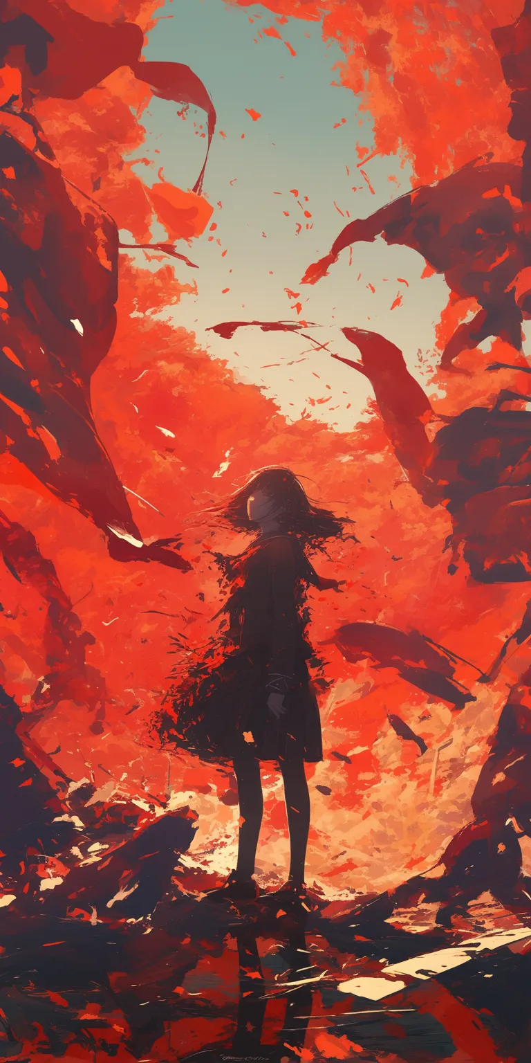 red anime wallpaper dororo, akira, uchiha, rwby, touka