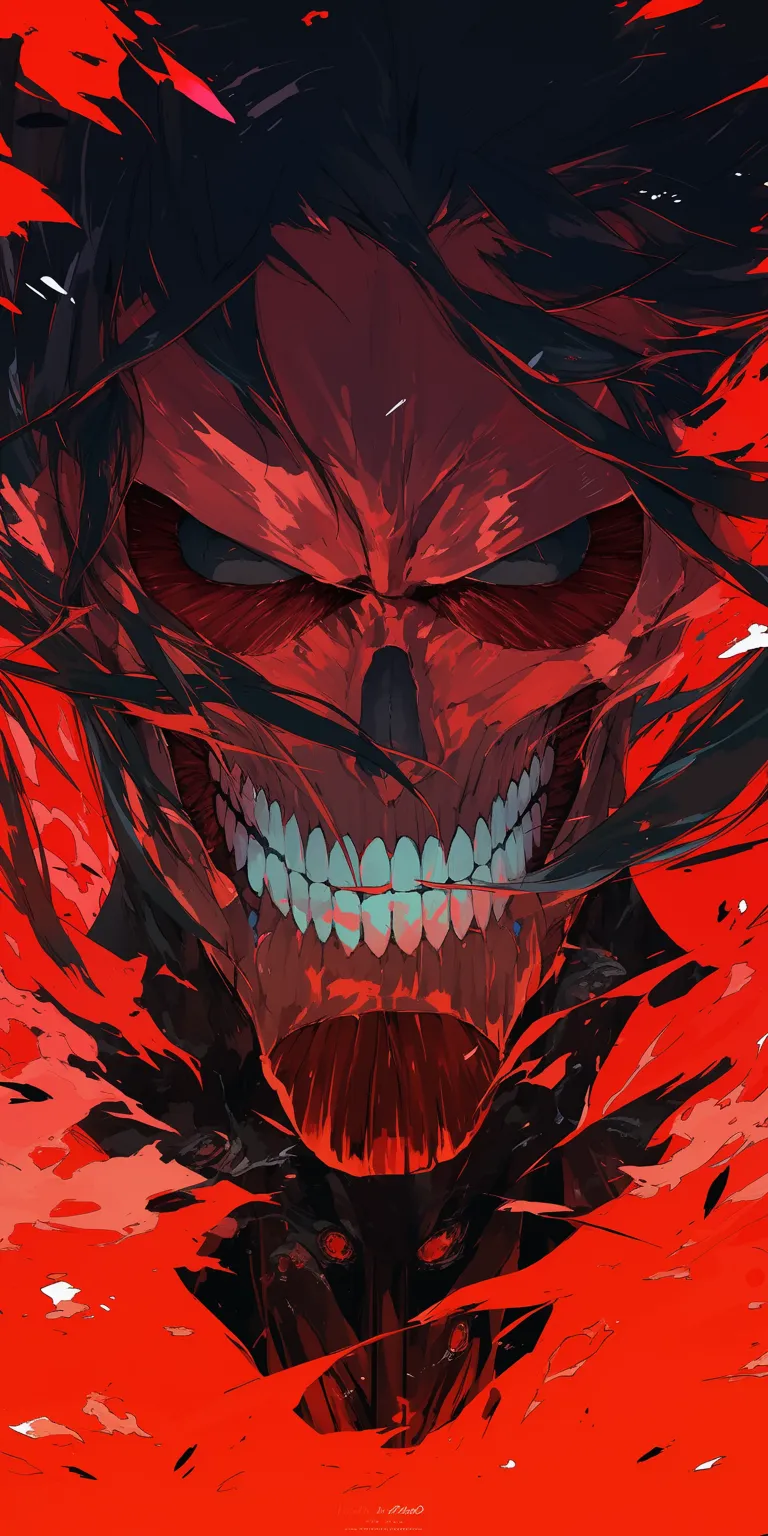 attack on titans wallpaper gurren, overlord, berserk, kaneki, demonslayer