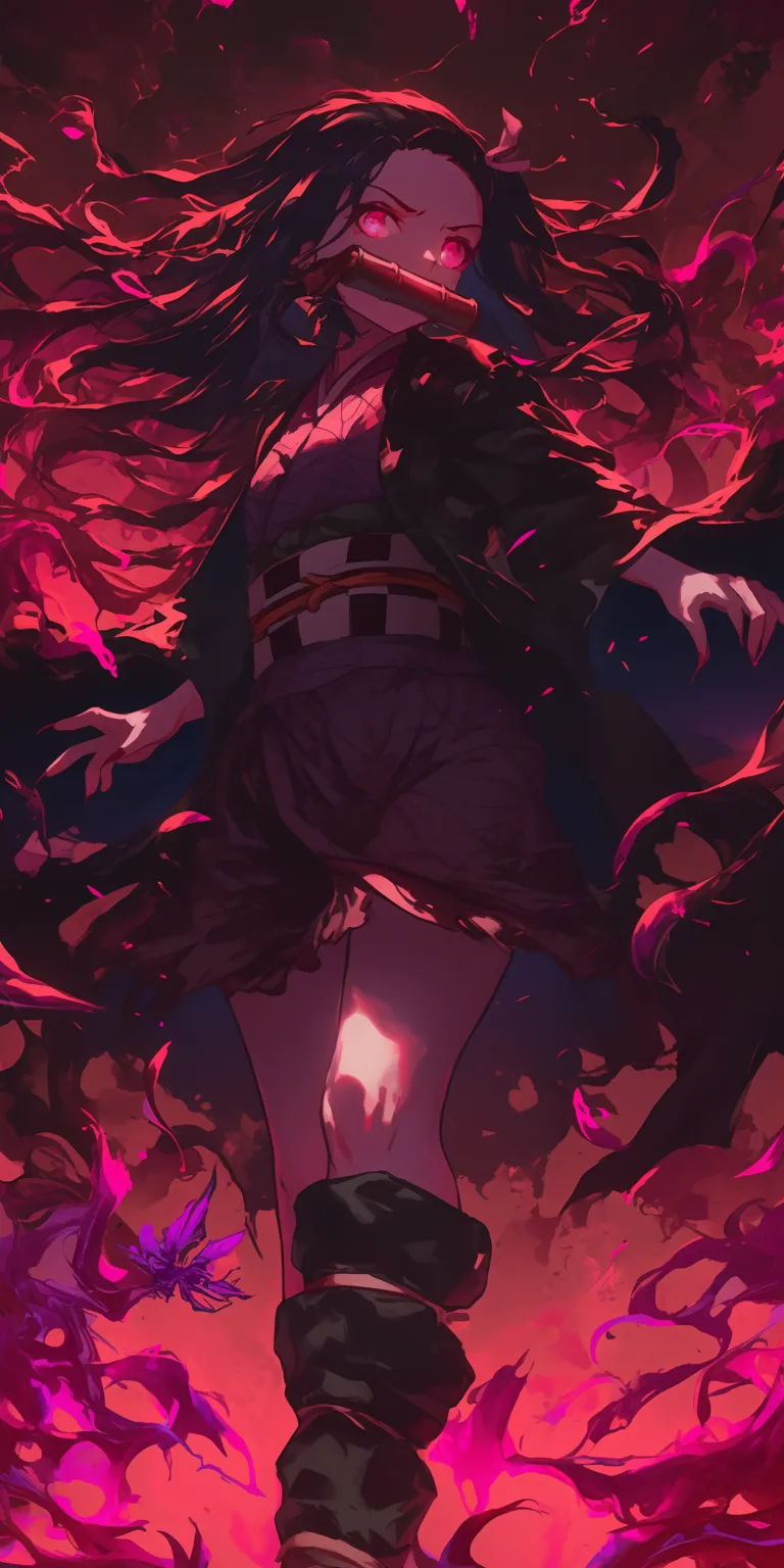 nezuko demon wallpaper uchiha, madara, gurren, todoroki, akame